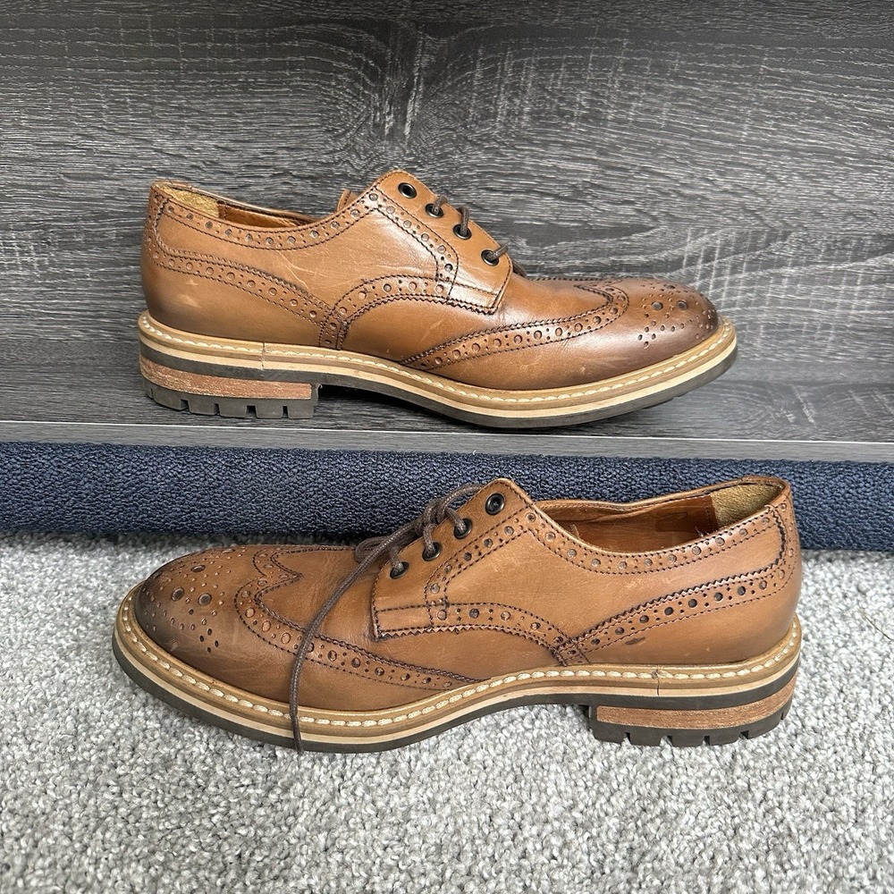 Mr B's Gentleman Boutique Tan Brogues‎ — For ALDO Brown Leather Size 13